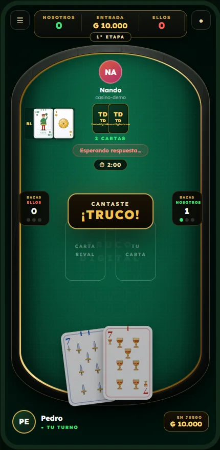 Mesa bajo tu marca — Truco Digital